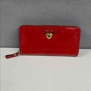 Coach Red Monogram Wallet